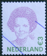 Koningin Beatrix 3 Euro NVPH 2043 (Mi 1967) 2002 Gestempeld / USED NEDERLAND / NIEDERLANDE - Oblitérés
