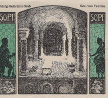 50 PFENNIG 1922 Stadt QUEDLINBURG Saxony UNC DEUTSCHLAND Notgeld Banknote #PB833 - Lokale Ausgaben