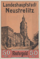50 PFENNIG 1922 Stadt NEUSTRELITZ Mecklenburg-Strelitz UNC DEUTSCHLAND #PI778 - Lokale Ausgaben