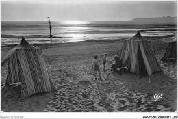 AGPP2-0131-50 - ST-PAIR-SUR-MER - Soleil Couchant Sur La Plage  - Saint Pair Sur Mer