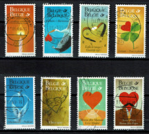 België 1999 OBP 2796/2803 - Y&T 2796/03 - Timbres De Message, Anniversaire, Bonne Fête.. Gelegenheidszegels - Complete - Usados