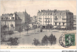 AGPP7-0608-90 - BELFORT-VILLE - La Place De La République Et Le Boulevard Carnot  - Belfort - Città