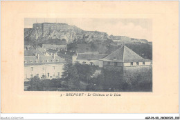 AGPP6-0530-90 - BELFORT-LE-LION - Le Chateau Et Le Lion  - Belfort – Le Lion