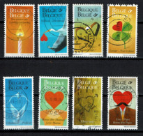 België 1999 OBP 2796/2803 - Y&T 2796/03 - Timbres De Message, Anniversaire, Bonne Fête.. Gelegenheidszegels - Complete - Usados