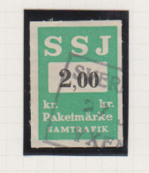 Zweden Spoorwegzegel Cat Svenska Järnvägsfraktmärken; Lijn S.S.J. Skane-Smalands  Järnväg 22 - Altri & Non Classificati