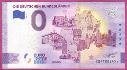 0-Euro XEFT 2020-7 DIE DEUTSCHEN BUNDESLÄNDER - HESSEN - Essais Privés / Non-officiels