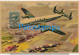 228727 AVIATION AVION VARIG PUBLICITY POSTAL POSTCARD - Andere & Zonder Classificatie