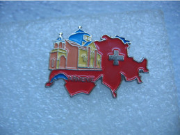 Pin's Arménie Dans Le Pays De La Suisse - Ciudades