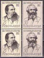 Yugoslavia 1964 - 100 Years Of Internationale, Marx And Engels - Mi 1091-1092 - MNH**VF - Unused Stamps