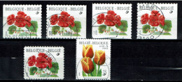 België 1999 OBP 2850+2854/55  - Bloemen Geranium, Tulp - Oblitérés