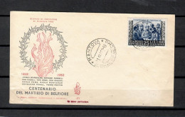 Italia / Repubblica 1952 " Morte Belfiore" FDC / VENEZIA - FDC