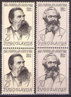 Yugoslavia 1964 - 100 Years Of Internationale, Marx And Engels - Mi 1091-1092 - MNH**VF - Neufs