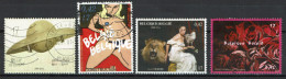 België 2000 OBP 2938/2941 - Y&T 2929/32 -Kunstenaars, Artistes Belges, Panamarenko, Charlier, Lafontaine, Van Kerckhoven - Used Stamps