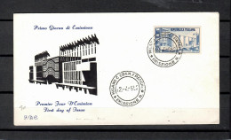 Italia / Repubblica 1952 " 30° Fiera Di Milano  " FDC - FDC