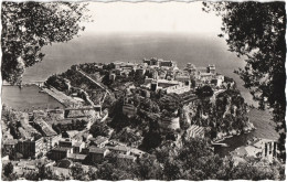 CPSM DE MONACO  (MONACO)  MONACO-VILLE SUR SON ROCHER - Panoramische Zichten, Meerdere Zichten