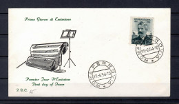 Italia / Repubblica 1954  " Alfredo Catalani   " FDC - FDC