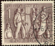 Pays : 394,1 (Portugal : République)  Yvert Et Tellier N° :  750 (o) - Usati