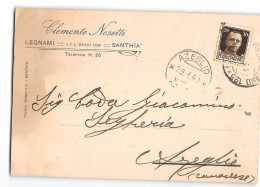 AG2571 CLEMENTE NOSETTI LEGNAMI SANTHIA - TORINO X AZEGLIO - Poststempel