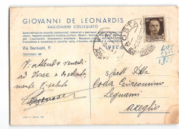 AG2574 GIOVANNI DE LEONARDIS IVREA X AZEGLIO - Poststempel