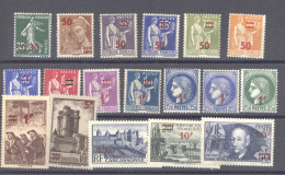 France  :  Yv  476-93  ** - Unused Stamps