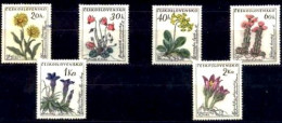 CS 1960 Mi 1234-1239 Yt 1115-1120 ** Flowers - Ungebraucht