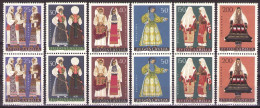 Yugoslavia 1964 - National Costumes - Mi 1085-1090 - MNH**VF - Ungebraucht