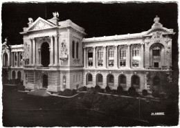 CPSM DE MONACO  (MONACO)  LE MUSÉE OCÉANOGRAPHIQUE ILLUMINÉ - Ozeanographisches Museum