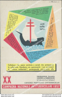 Ba623 Cartolina Campagna Nazionale Antitubercolare 1957 - Otros & Sin Clasificación