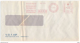 EMA Meter Slogan Cover Hasler / Meco, Marinat, Dekorat-Bindex, Paint - 11 October 1956 København 17 - Storia Postale