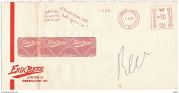 EMA Meter Slogan Cover Hasler / Erik Berg, Plastic Varnish - 7 March 1958 København 16 - Storia Postale