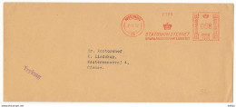 EMA Meter Slogan Printed Matter Cover Portos / Greenland Department - 31 October 1952 København 19 - Freistempel - Cartas & Documentos
