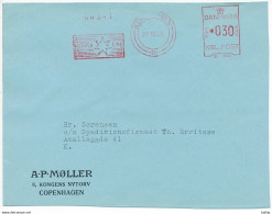 EMA Meter Slogan Cover Hasler / Maersk Line, Shipping - 24 October 1958 København 3 - Brieven En Documenten