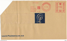 EMA Meter Slogan Cover Hasler / Louis Poulsen, Lighting, Design - 12 May 1964 København 3 - Cartas & Documentos