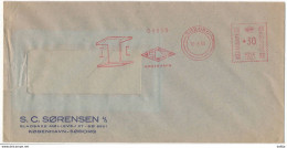 EMA Meter Slogan Cover Hasler / S.C. Sørensen, Steel, Sanitation - 10 August 1960 Søborg - Storia Postale