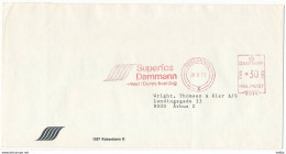 EMA Meter Slogan Cover Hasler / Superfos Dammann - 30 August 1971 København 3 - Storia Postale