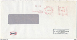 EMA Meter Slogan Cover Hasler / Texaco, Heating, Oil - 3 August 1971 Århus C - Storia Postale