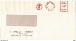 EMA Meter Slogan Cover Hasler / Panser-Ringen - 4 August 1971 Hasselager - Covers & Documents