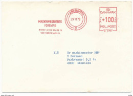 EMA Meter Slogan Cover Hasler / Maskinmestrenes Forening - 29 November 1976 København 3 - Cartas & Documentos