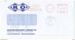 EMA Meter Slogan Cover Hasler / Maskinkompagniet Odense - 3 September 1997 Odense C - Storia Postale