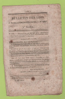 1834 BULLETIN DES LOIS - POSTES VERSAILLES & BORDEAUX - INFANTERIE DE LIGNE - REGIMENTS DE CAVALERIE - - Gesetze & Erlasse