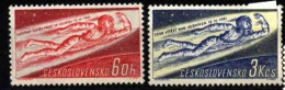 CS 1961 Mi 1263-64 Yt 1145-1146 **  Gagarin - Ongebruikt