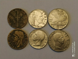 Italy Set Of 3 Coins 10+20+50 Centesimi 1940+ Price For One Set - 1900-1946 : Victor Emmanuel III & Umberto II