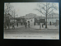 LES MARCHES DE PARIS               ENTREE DU MARCHE  DE LA VILLETTE - Distrito: 19