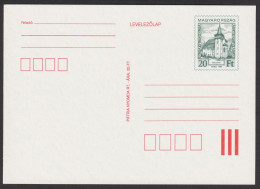 1998 Ungarn Hungary Hongrie - Entier Postal - Ganzsache - Postal Stationery Church Cathedral BOLDVA / POSTCARD 20 Ft - Postwaardestukken