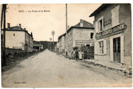 BELLE CPA DE BIOL 38. POSTES-TELEGRAPHES-TELEPHONE EN 1923. - Autres & Non Classés