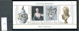 Suède  BF N°7 Xx   Epoque Rococo Suédoise - Neufs