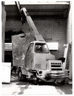 TECHNIK - DEMAG MOBILKRAN, Photo 24 X 18 Cm - Otros & Sin Clasificación