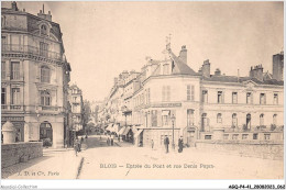 AGQP4-0282-41 - BLOIS - Entrée Du Pont Et Rue Denis Papin - Blois