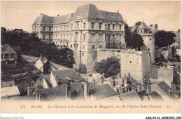 AGQP4-0277-41 - BLOIS - Le Chateau Et Le Laboratoire De Ruggieri - Vus De L'église Saint-nicolas - Blois