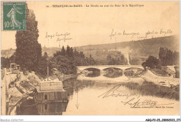 AGQP2-0160-25 - BESANCON-LES-BAINS - Le Doubs En Aval Du Pont De La République - Besancon